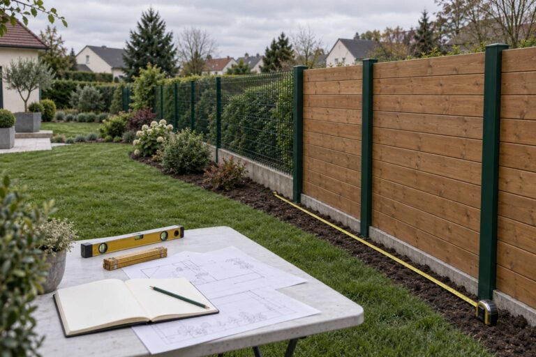 Clôture de jardin : hauteur et règles du PLU en Seine-et-Marne