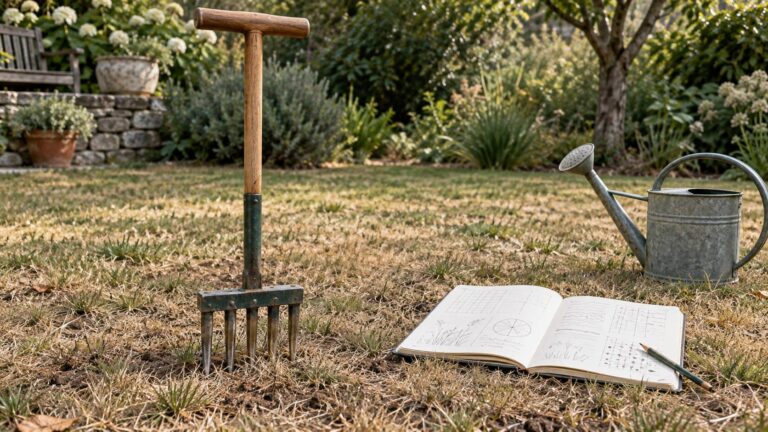 Réparer une pelouse grillée par la sécheresse : le calendrier